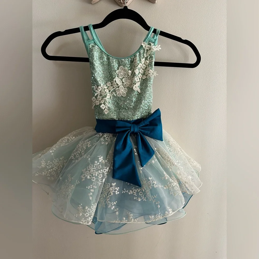 Weissman Dance dress costume tutu ballet jazz EVER EVER AFTER size SC